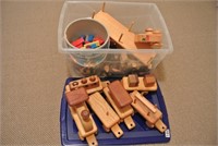 Wooden Train Set