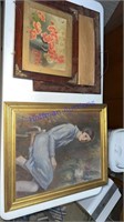 2 vintage paintings