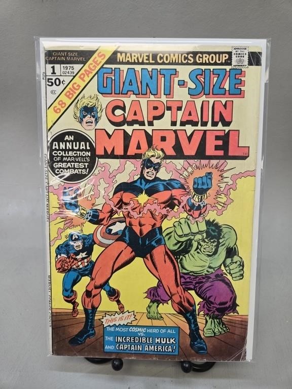 1975 Marvel , Giant-Size Captain Marvel comic