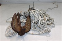 BOAT ANCHOR & ROPE