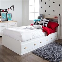 Summertime 3-Drawer Twin-Size Storage Bed in White