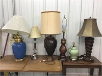6 Table Lamps
