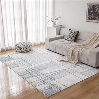 OMERAI Washable Rugs 8x10 Modren Abstract Area Rug