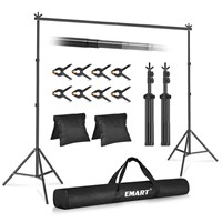 Emart Backdrop Stand 10x7ft(WxH) Photo Studio Adju