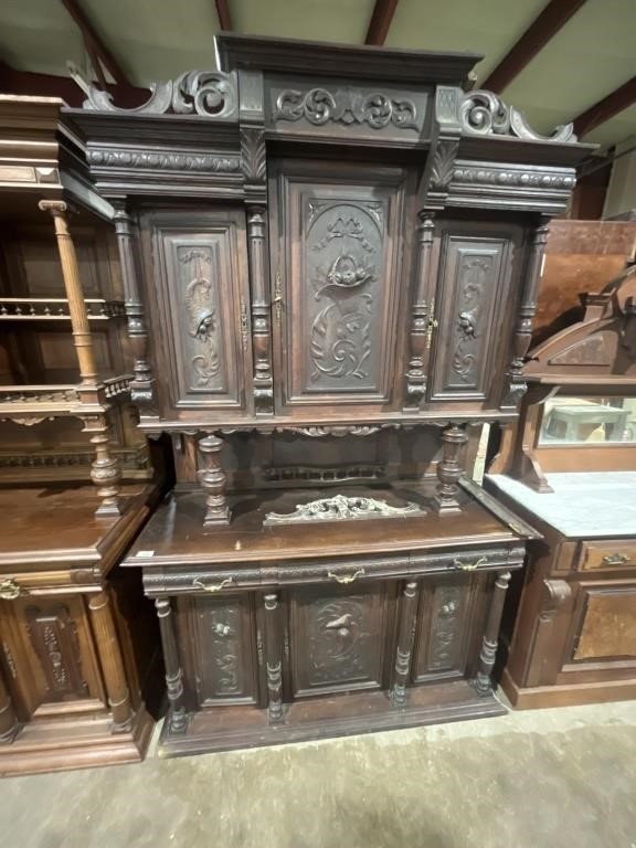 ELWOODS: VICTORIAN FURNITURE, BRONZE STATUES AND MORE