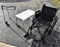 Wheelchair, Walker and Shower Stool