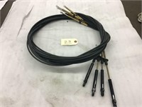 New set of 4, OMC control cables, #138-11, 20 ft