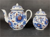 Estee Lauder Porcelain Tea Kettle and Jar