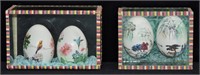 4 Asian Hand Painted Eggs