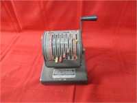 Vintage paymaster machine.