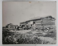 Early Settlers and Their Log Cabin c. 1904