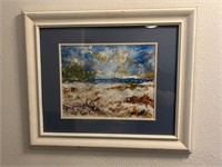 Original Painting by Joan McCloskey Sailboat Beach