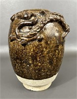 Chinese Song Dynasty Stoneware Dragon Jar