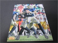 Brady Quinn Signed 8x10 Photo EUA COA