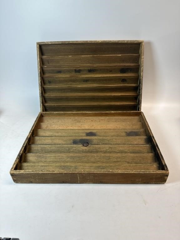 2 Wooden Display Boxes