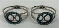 (2) ANTIQUE TURQOISE BRACELETS