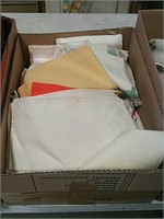 Box of table linen