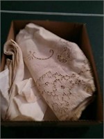 Box of table linen