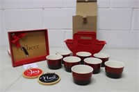 Red Lot, Cheese Board & Cups & More