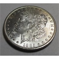 1885 O BU Morgan Silver Dollar