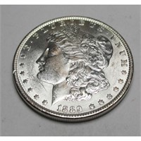 1889 P BU Morgan Silver Dollar