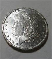 1881 s BU Grade Mirgan Silver Dollar