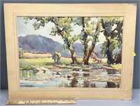 Josepha Whitney Landscape Watercolor Painting