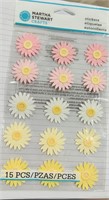 New- Martha Stewart Flower Stickers