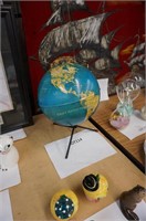 1950's metal world globe by Reploglobe