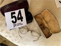 Vintage Eyeglasses And Cases (Living Room)