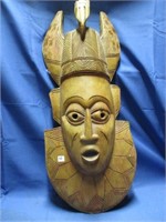 Large Carved Wooden Mask