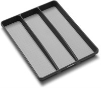 Madesmart® 3-Compartment Utencil Tray, Grey