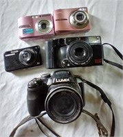 C3) Cameras (5), Not Working, For Parts Repair or