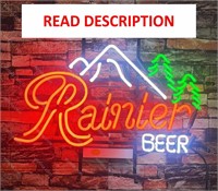 Rainiers Beer Neon Signs 24 X 20 Inches**