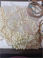 Lot of Pearlish and Beaded Necklaces
