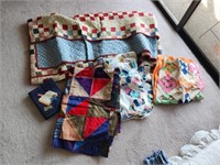 Vintage Quilt & quilt tops