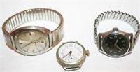 Waltham, Teriom Wrist Watches & Face Lot