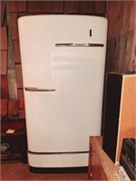 Vintage HotPoint Round Corner Refrigerator