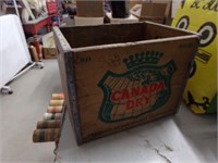 Vintage wood Canada Dry crate