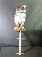Owl Mounted For Patio/ Deck Measures 14"- Owl/
