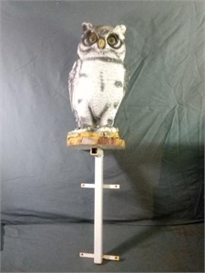 Owl Mounted For Patio/ Deck Measures 14"- Owl/