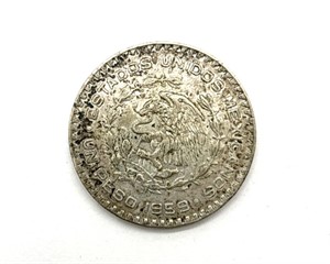 1959 Mexico Un Peso Coin