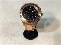 Men’s GUESS Watch, Rose Gold Finish, Working