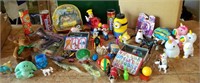 Toys, unicorns, plastic figures, Subway kit