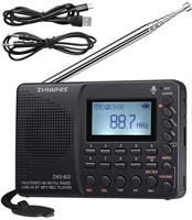 ZHIWHIS Portable Bluetooth Radio, FM AM Shortwave