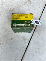 25- Remington 20 gauge ammo