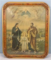 1920's Framed Religious Print