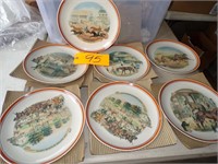 VINTAGE COLLECTION OF HORSE PLATES