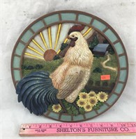 Hanging Rooster Plaque