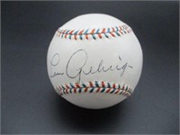 Lou Gehrig Signed Official Baseball
